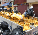 Policía y Fiscalía detectan acopio de GLP en El Alto, hay una aprehendida