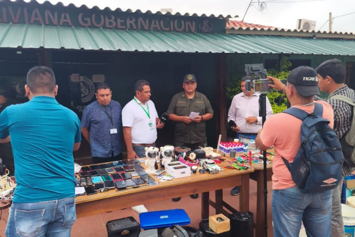 En vísperas de carnaval requisan las cáceles de Palmasola y San Pedro