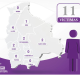 Se registran 11 feminicidios en el país en los primeros 40 días de 2026