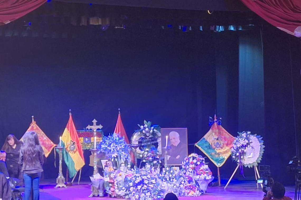 David Santalla será enterrado este martes en el sector “Los Notables” del Cementerio General de La Paz