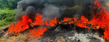 UNODC avala incineración de media tonelada de sustancias controladas