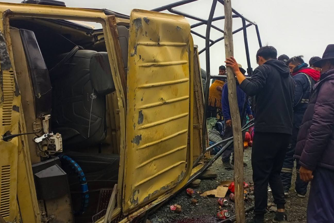 Accidente en la provincia Franz Tamayo cobra la vida de cinco dirigentes