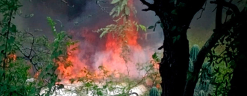 Contrabandistas emboscan a aduaneros en Boyuibe e incendian vehículo oficial