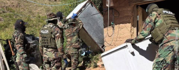 La FELCN desmantela un laboratorio y 25 toneladas de marihuana en ToroToro