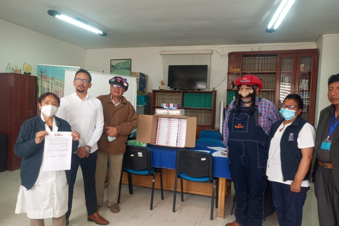 El Movimiento Cultural “Los Olvidados” entrega lote de medicamentos a Hospital del Niño