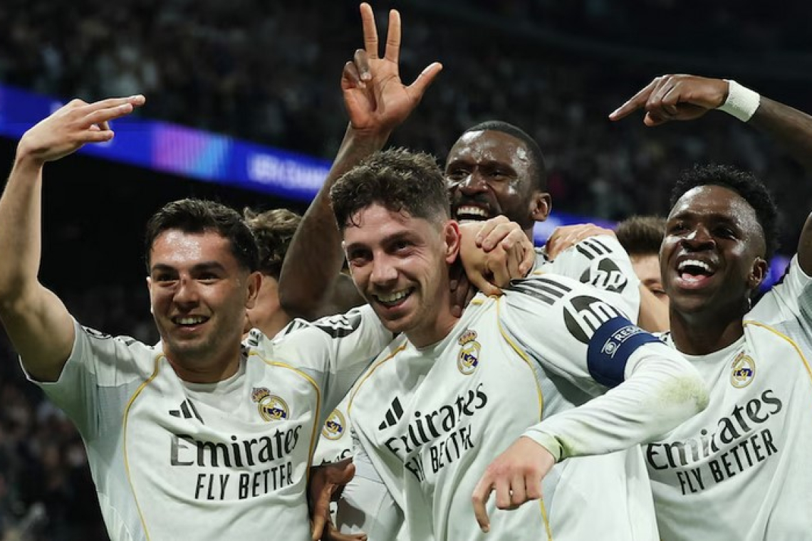 El ‘pajarito’ Valverde vuela sobre el Bernabéu y firma tres goles ante el Manchester City: “Hacía mucho que no disfrutaba de esta forma”