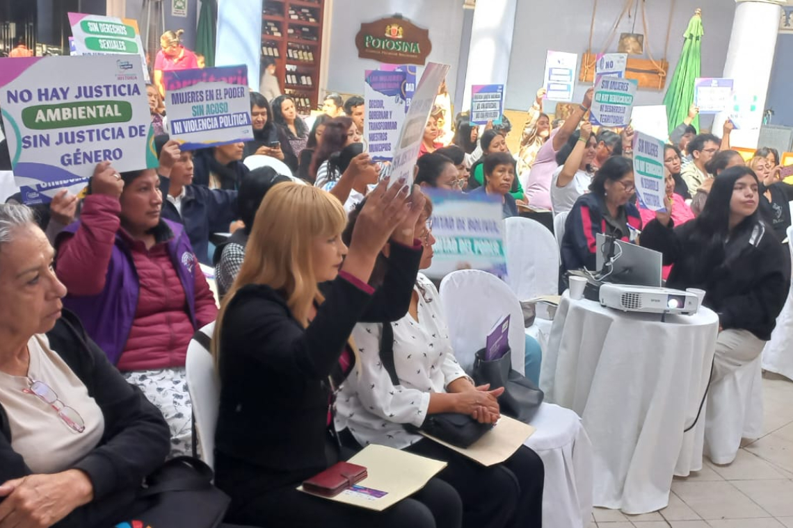 Por los DDHH, mujeres y jóvenes impulsan foros con candidatos en 22 municipios