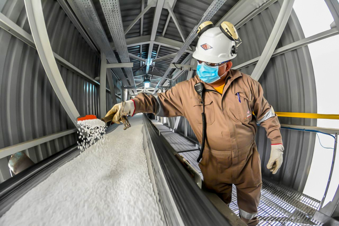 YPFB: Planta de Urea alcanza producción de 1.900 toneladas diarias tras mantenimiento