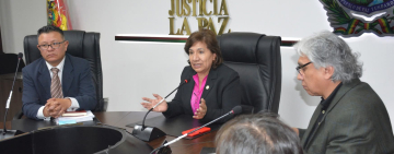 Justicia paceña refuerza trabajo judicial en materia laboral