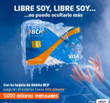 BCP amplía a 5.000 dólares el límite de compras en el exterior con tarjetas de débito  