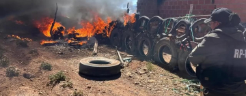Incendio en corral con llantas deja 13 animales muertos en Villazón