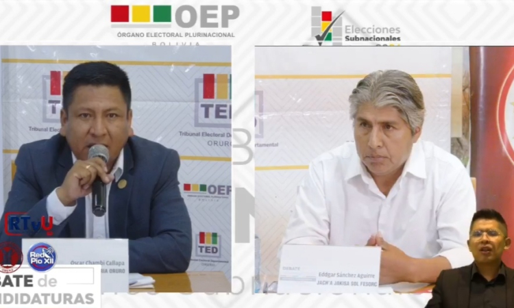 Aspirantes a la Gobernación de Oruro plantean explotación de minas y “normas claras” para atraer inversiones