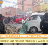 Accidente en Sopocachi deja una persona fallecida y seis heridos