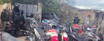 En un mega-operativo la Policía recupera 45 motocicletas y destapa red criminal