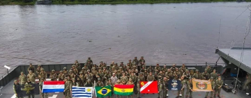 En ejercicio combinado en Brasil, Bolivia reafirma compromiso con la seguridad fluvial regional