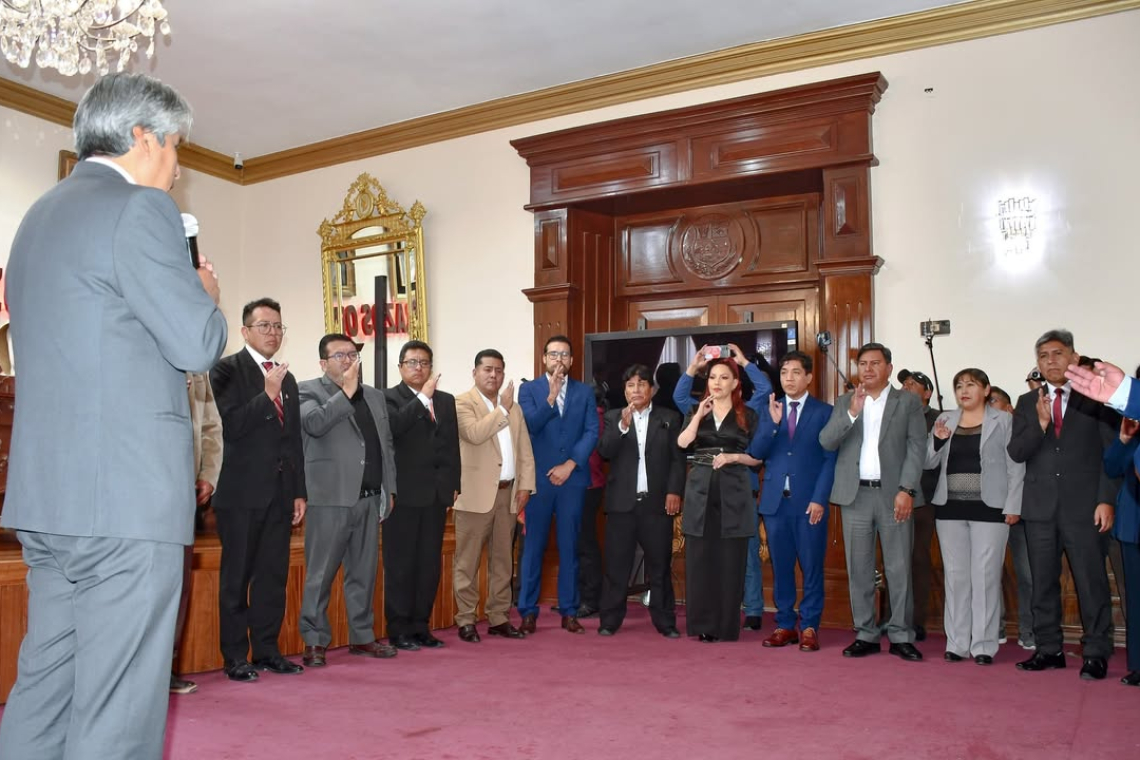 Gobernador Sánchez posesiona a su equipo y anuncia cero tolerancia a la corrupción en la gestión departamental