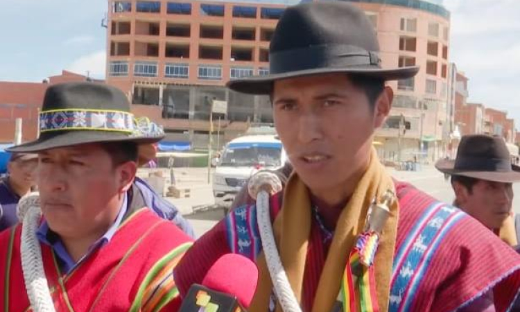 Strio. General de la Tupac Katari ratifica compromiso con 20 provincias sin militancia partidista