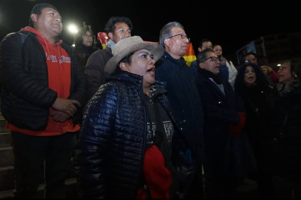 Periodistas realizan plantón y exigen garantías para el ejercicio de la prensa en manifestaciones