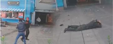 Justicia encarcela a implicados en brutal golpiza a Policía en la línea Celeste del Teleférico 