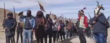  Ministerio de Defensa y Fuerzas Armadas alertan de presencia de grupos irregulares con armamento bélico