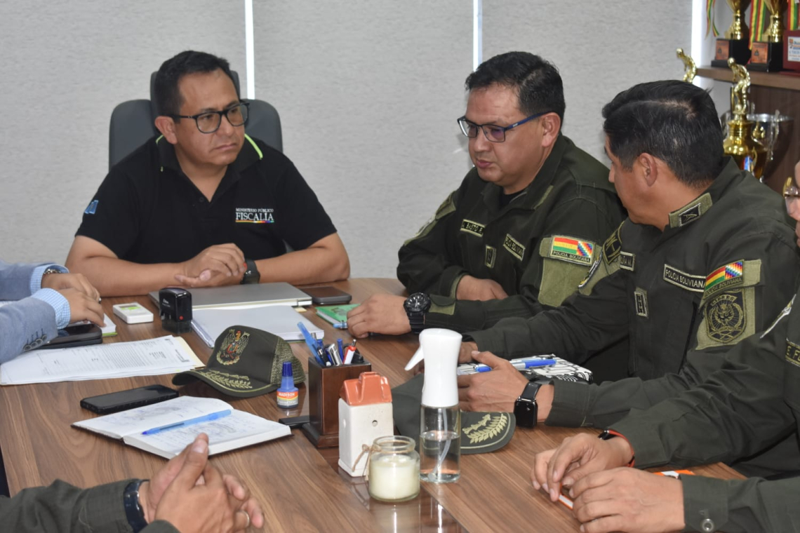 Fiscalía y Policía coordinan operativos contra el crimen organizado