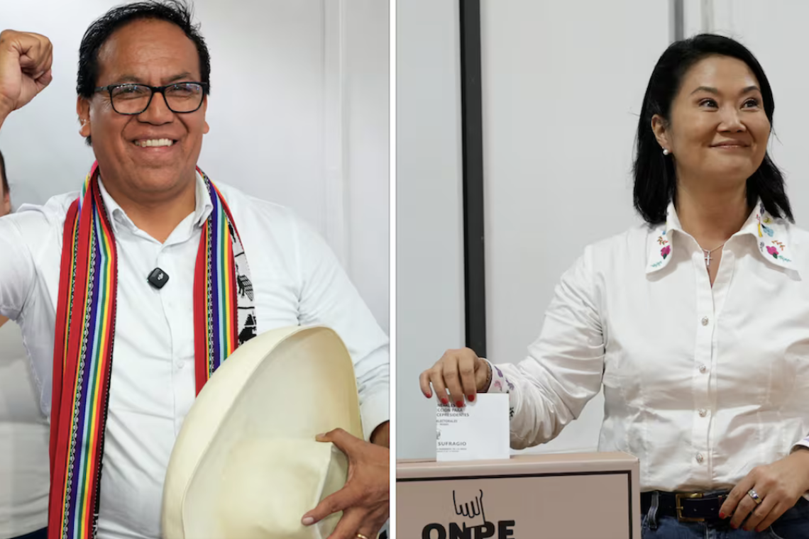 Sánchez supera a Fujimori en el conteo en Perú 