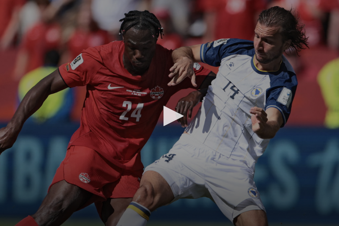 Canadá empató 1-1 con Bosnia-Herzegovina en un atractivo primer partido del Grupo B en el Mundial 2026