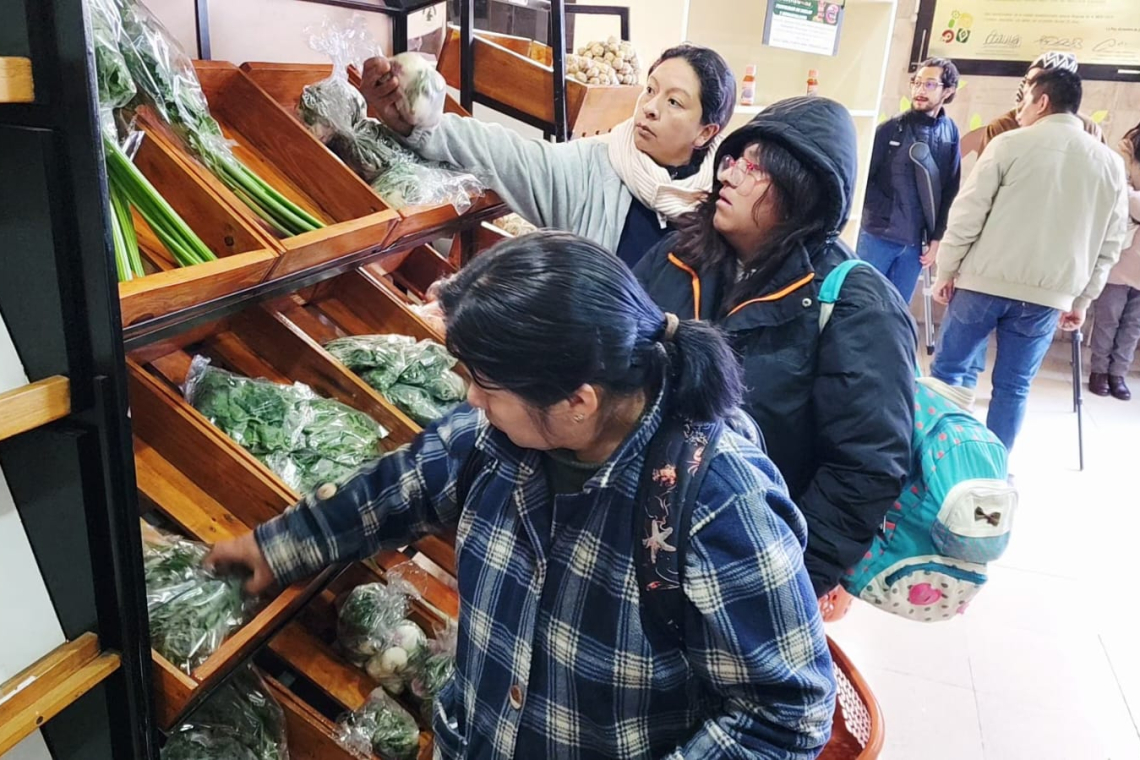 La UMSA redobla esfuerzos para llevar alimentos accesibles ante el agio y la especulación