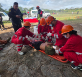 En el Pantanal 150 navales de instruyen como bomberos forestales en ejercicio binacional Bolivia-Brasil