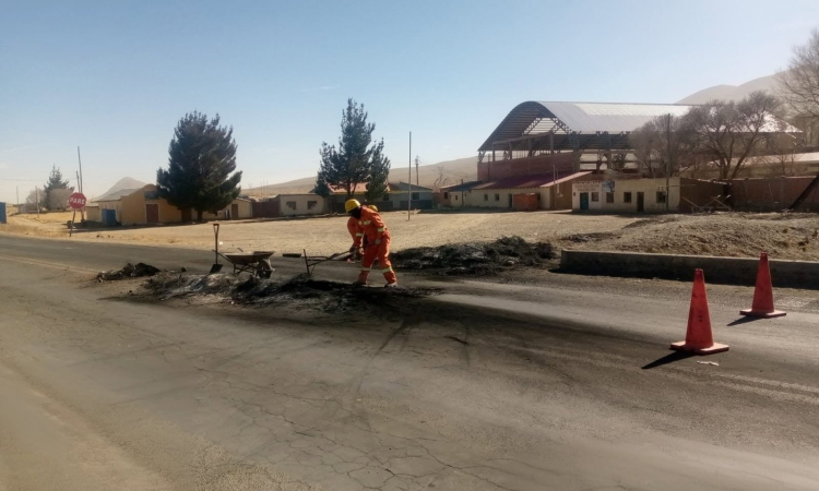 Se restablece circulación en las rutas hacia Challapata y Huanuni tras el levantamiento de bloqueos