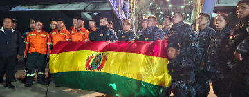 Venezuela recibe a misión humanitaria de Bolivia para tareas de rescate y atención a damnificados