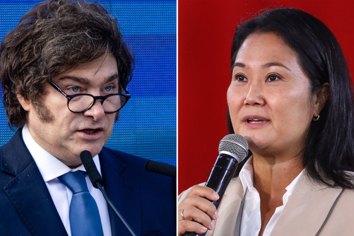 Keiko hace un guiño a Milei y una promesa sobre Perú