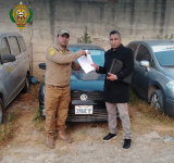 DIPROVE recupera y devuelve vehículo reportado como robado en La Paz 