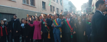 Presidente realza los actos centrales en homenaje a los 217 años de la Gesta Libertaria de La Paz