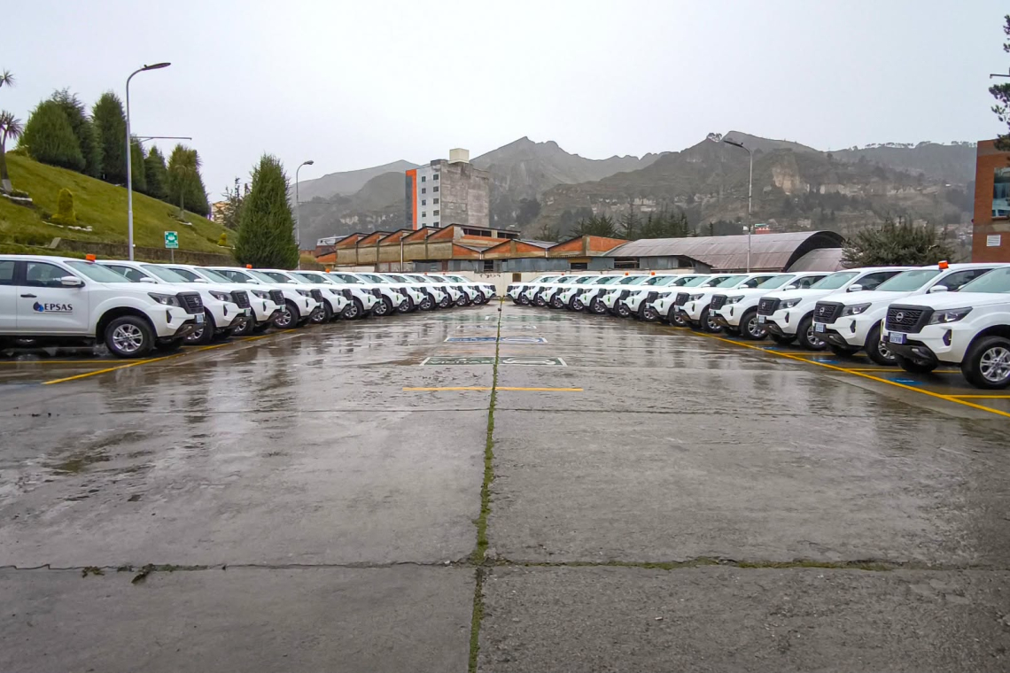 EPSAS S.A. fortalece su capacidad operativa con la entrega de nuevo parque automotor
