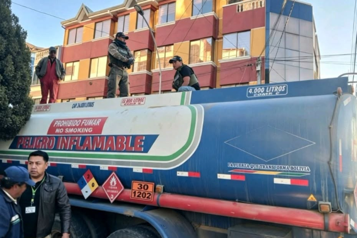 Fuerza antidroga secuestra 10.000 litros de Diésel sin documentos de respaldo