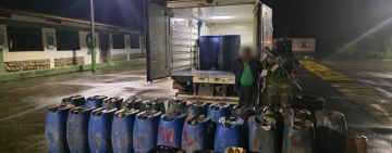 Policía secuestra 1.700 litros de combustible, presuntamente para fines ilícitos  en el Chapare
