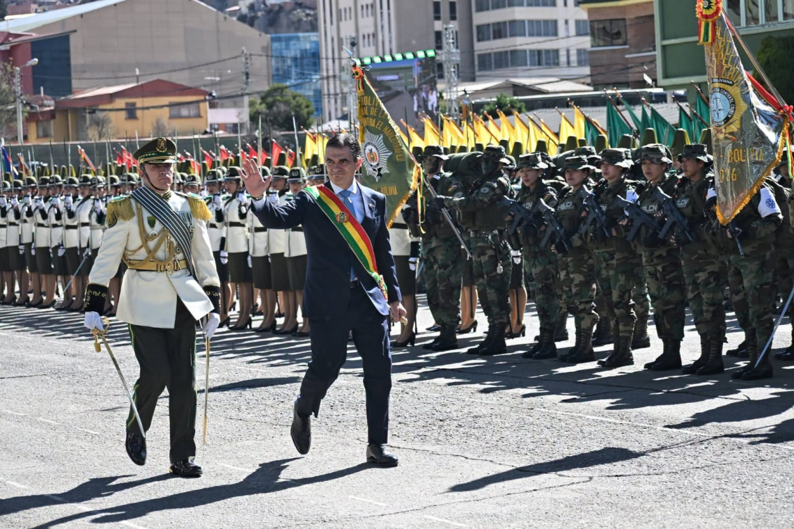 En el Bicentenario de la Policía, Gobierno compromete inversión de Bs305 millones 