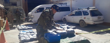 FELCN neutraliza ruta del narcotráfico hacia Argentina e incauta marihuana