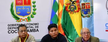 Gobernador de Cochabamba presentará propuesta de distribución de recursos en la reunión nacional de gobernadores