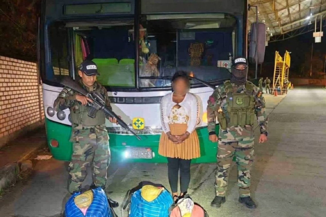 Evista capturada en posesión de marihuana camuflados en pescados “Tambaquí”