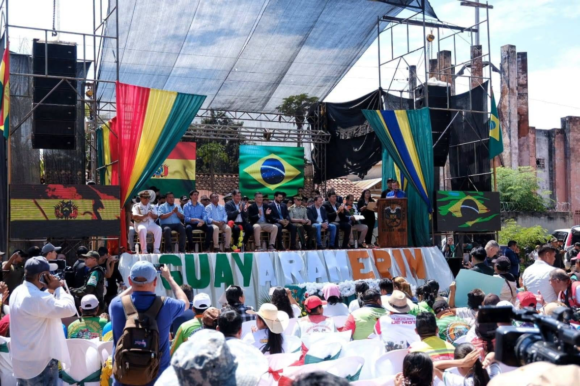 Presidente inaugura Plan “Fronteras Seguras” para frenar embate criminal en frontera con Brasil