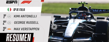 Kimi Antonelli logró una heroica victoria frente a su gente en el Gran Premio de Italia de la Fórmula 1