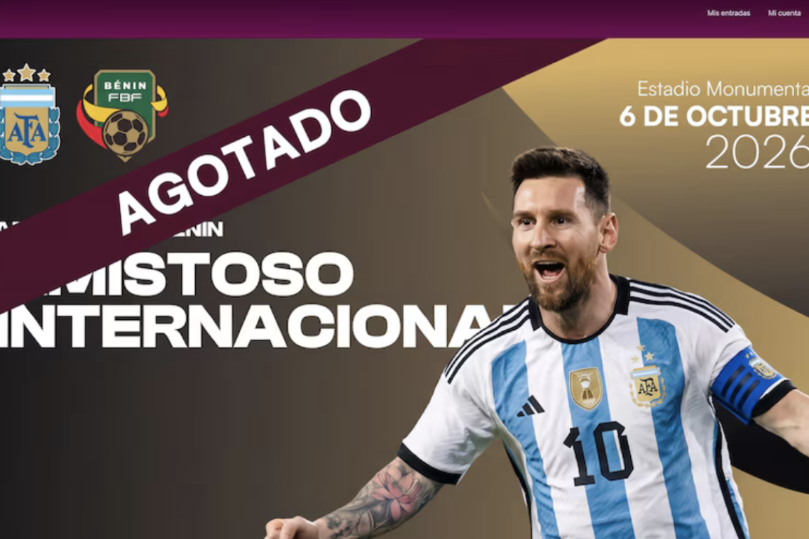 Se agotaron las entradas para la despedida de Messi de la selección argentina