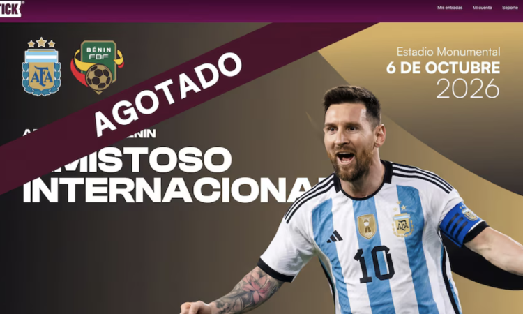 Se agotaron las entradas para la despedida de Messi de la selección argentina