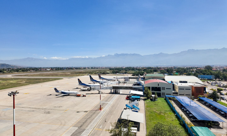 Suspenden vuelos en el aeropuerto de Cochabamba del 17 al 19 de noviembre por trabajos en la pista