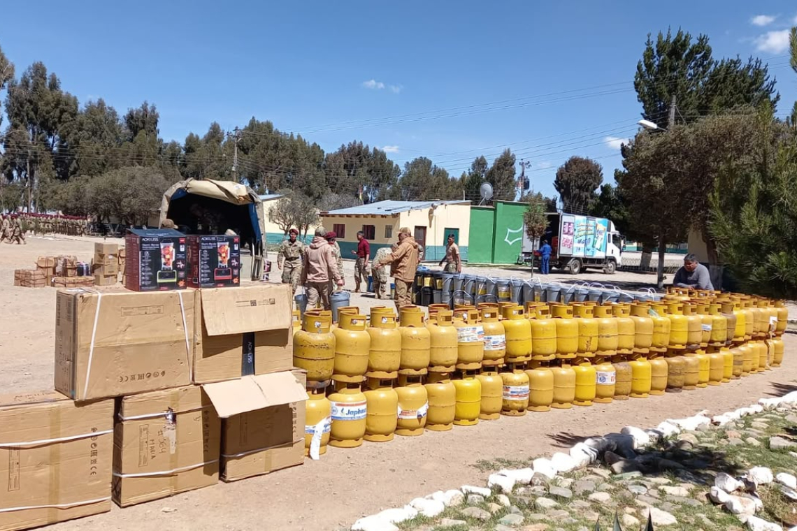 En la embestida contra el contrabando CEO-LCC comisa 555 garrafas de GLP